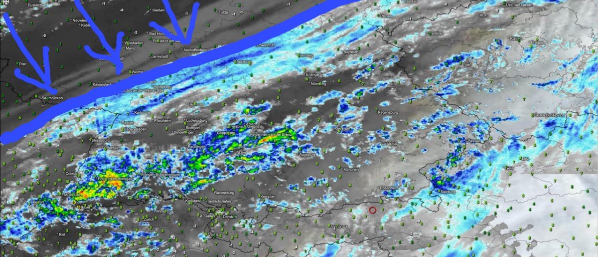 „Nordströmung bringt kältere Luft und fallende Schneefallgrenze“