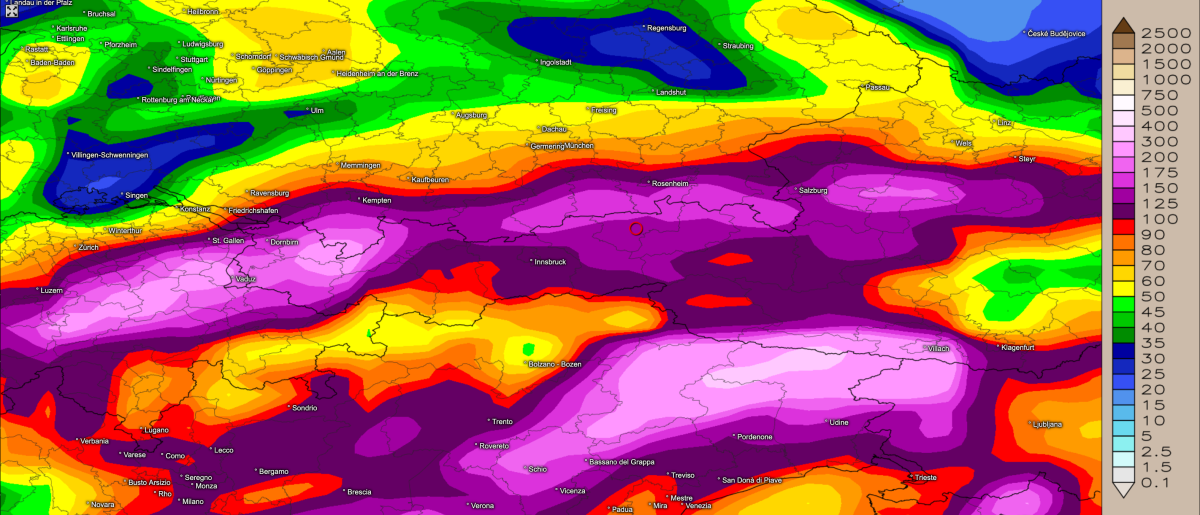 Viel Niederschlag bis Anfang Dezember in Sicht!