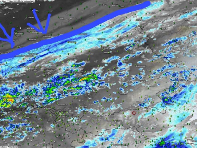 „Nordströmung bringt kältere Luft und fallende Schneefallgrenze“