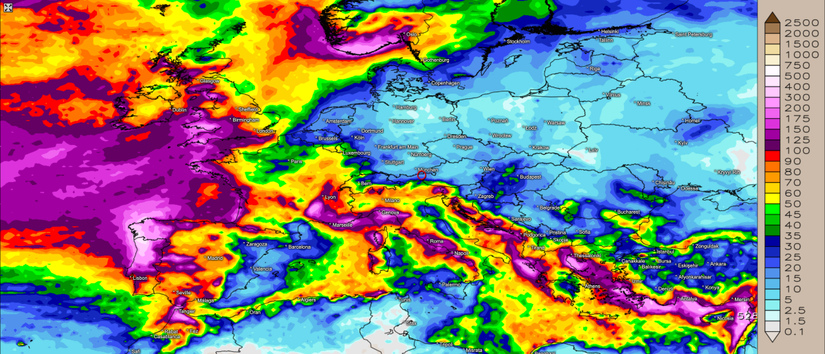 Tiefdruckserie vor den Alpen – bis Mitte Dezember bleibt Mitteleuropa in der „Vorderseite“ gefangen!